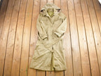Vintage 1980s Full Length Trench Coat