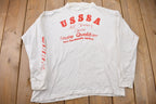 Vintage 1980s USSSA All Journey Team State Qualifier Single Stitch Long Sleeve T-Shirt