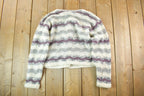 Vintage 1990s Chelsea Studio Mohair Knit Cardigan Sweater Women's S-M