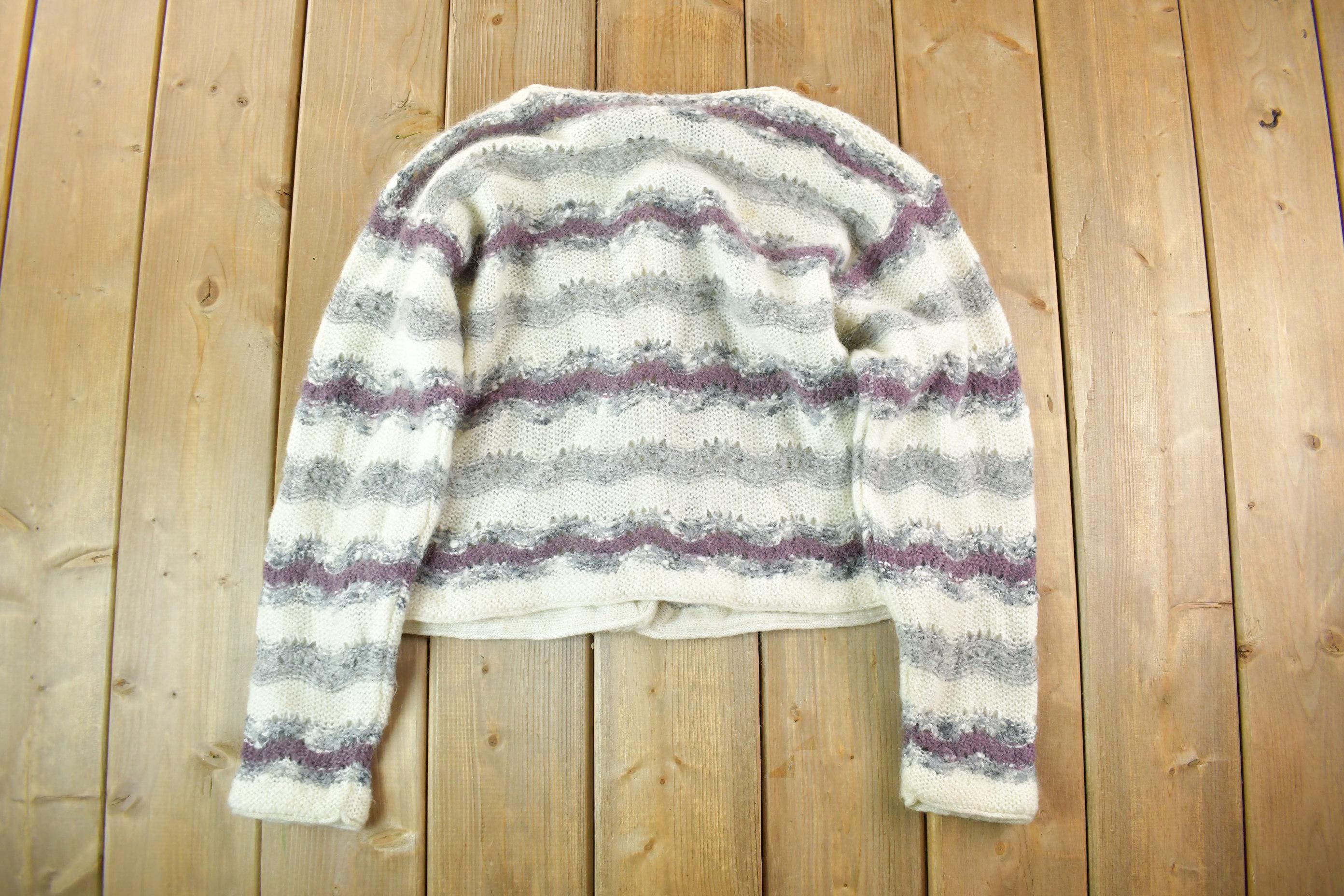Vintage 1990s Chelsea Studio Mohair Knit Cardigan Sweater Women's S-M