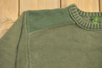 Vintage 1990s Timberland Army Green Knit Crewneck Sweatshirt