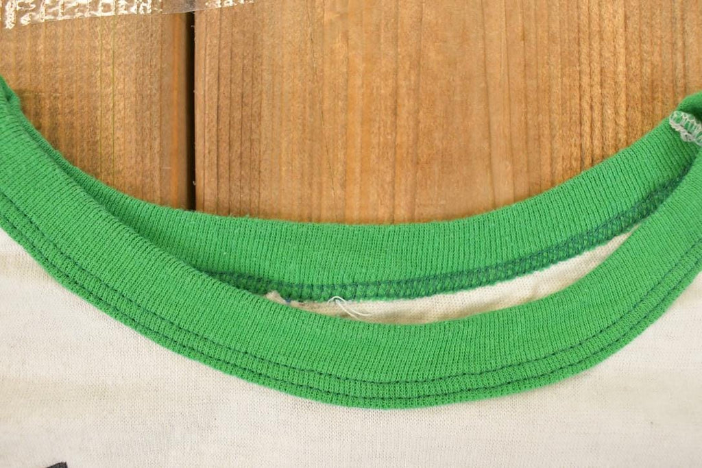 Vintage 1970s Nash the Slash Dreams and Nightmares Album Cover Art Ringer T-Shirt Men's S