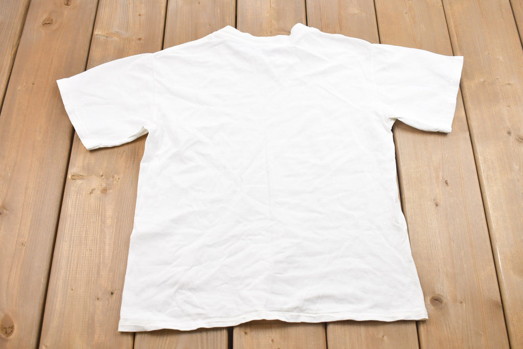 Vintage 1990s Blank Fresh White T-Shirt