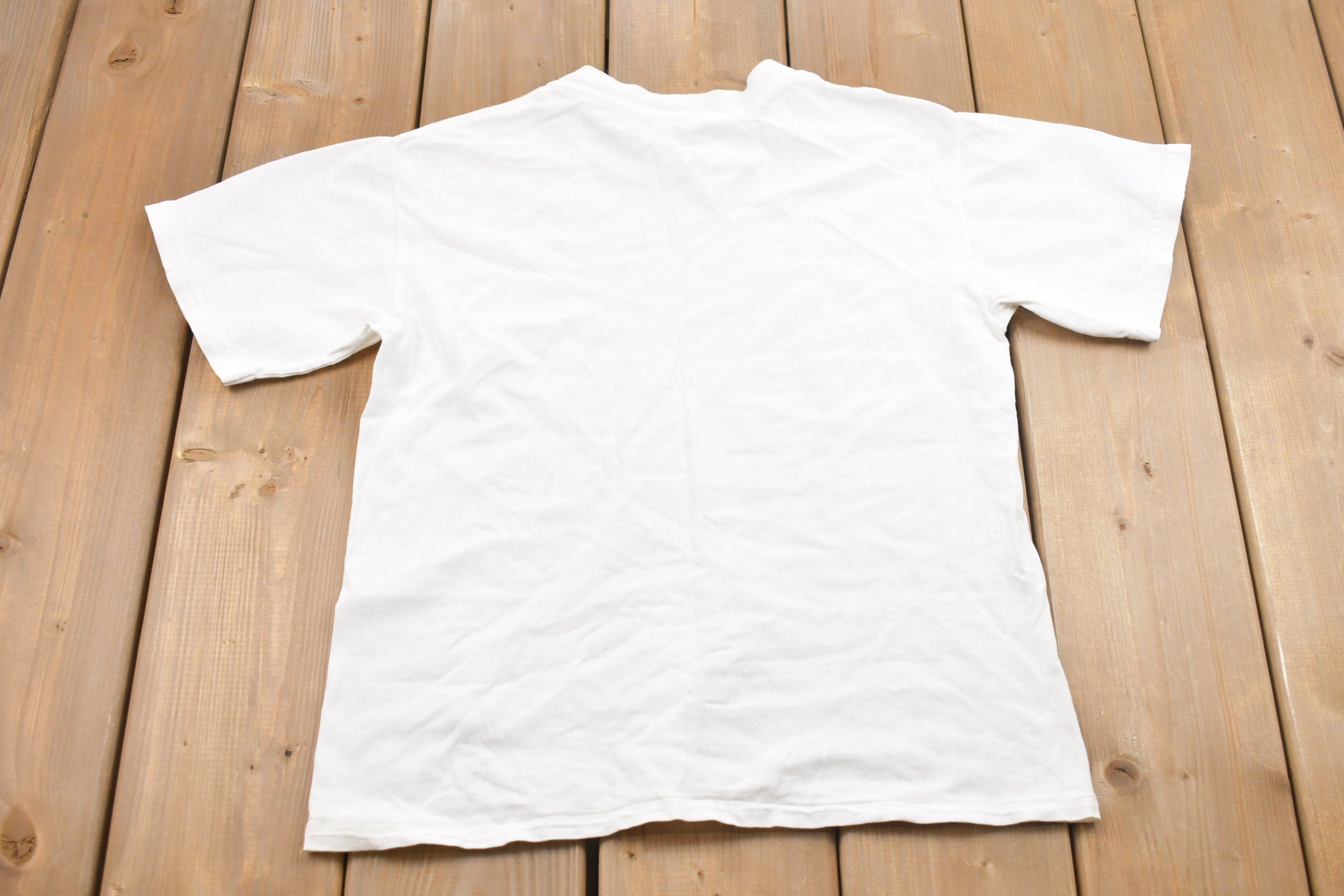 Vintage 1990s Blank Fresh White T-Shirt