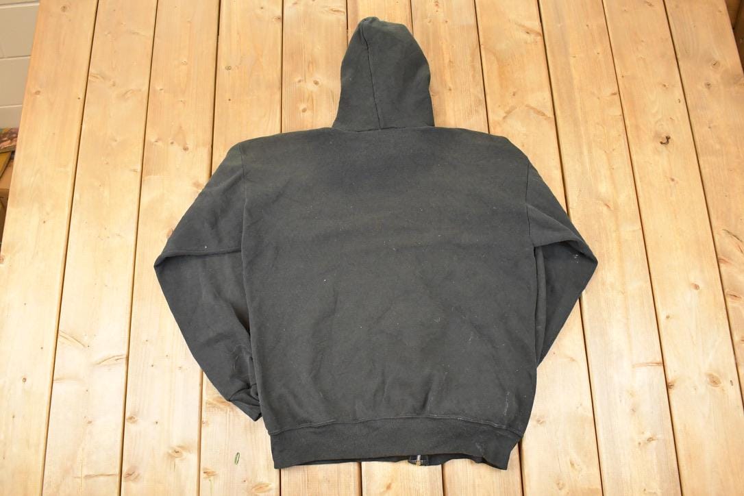 Vintage 1990s Lee Blank Hoodie Sweatshirt Men's L