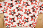 Vintage 1990s Mickey Mouse Reversible All Over Print Disney Crewneck