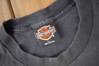 Vintage 1992 Harley Davidson Motorcycles Ventura California Single Stitch Graphic T-Shirt Made In USA