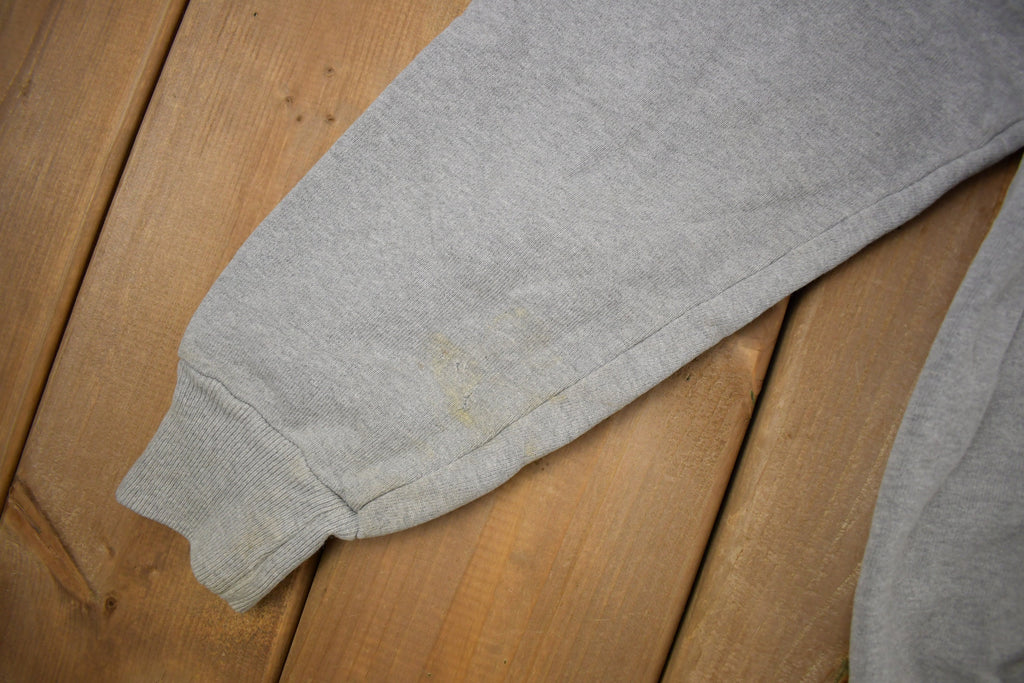 Vintage 1990s Champion Blank Grey Crewneck Sweatshirt