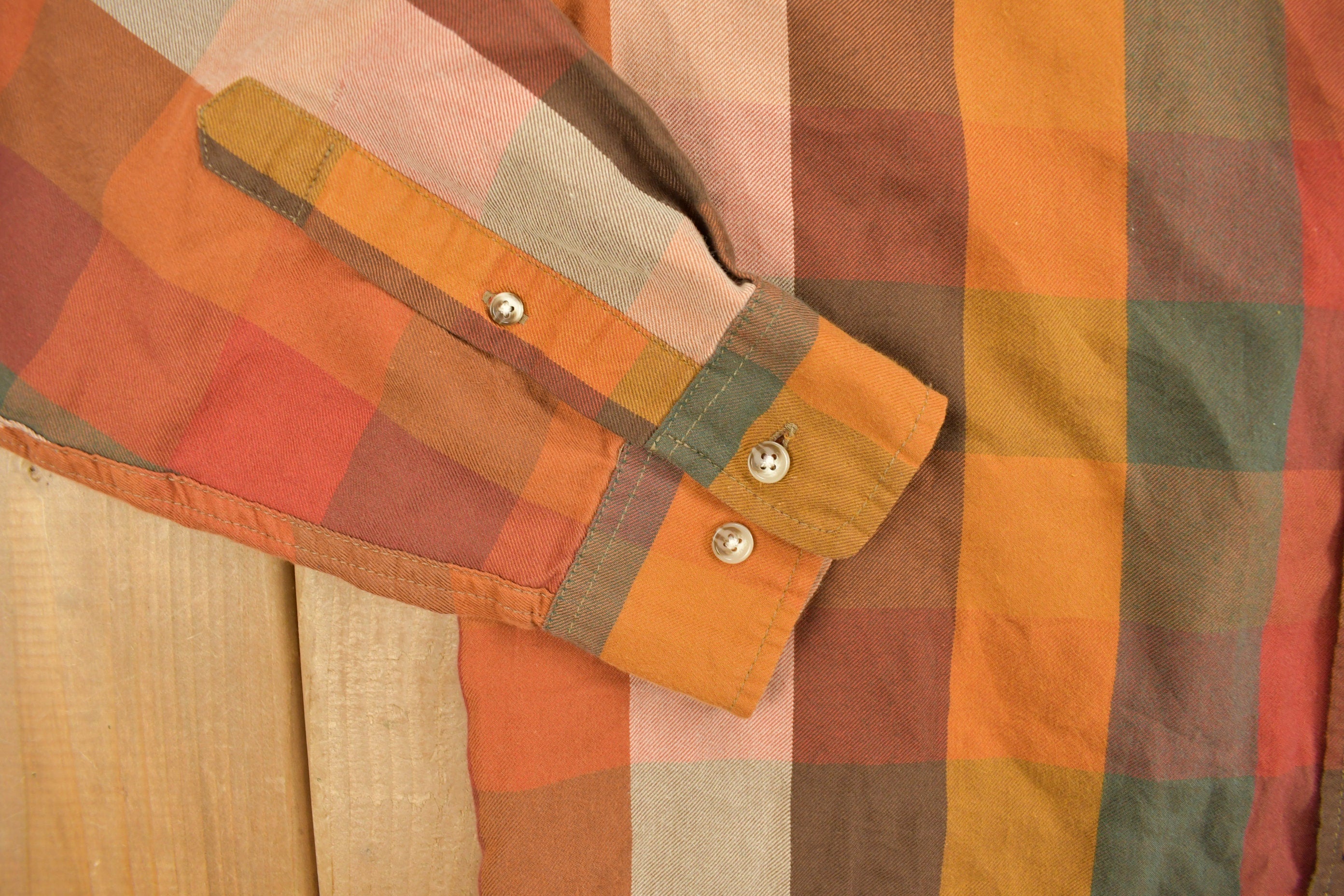 Vintage 1990s Irvine Park Plaid Button Up Shirt