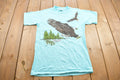 Vintage 1989 National Graphic Flying Eagle T Shirt