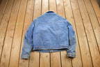 Vintage 1990s Brand X Sherpa Lined Denim Jacket