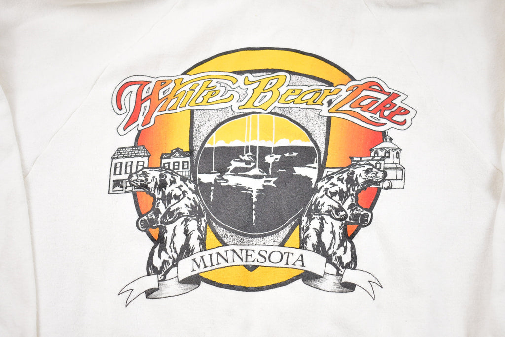 Vintage 1990s White Bear Lake Minnesota Graphic Hoodie