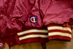Vintage 1990s Champion Sportswear Satin Snap Button Bomber