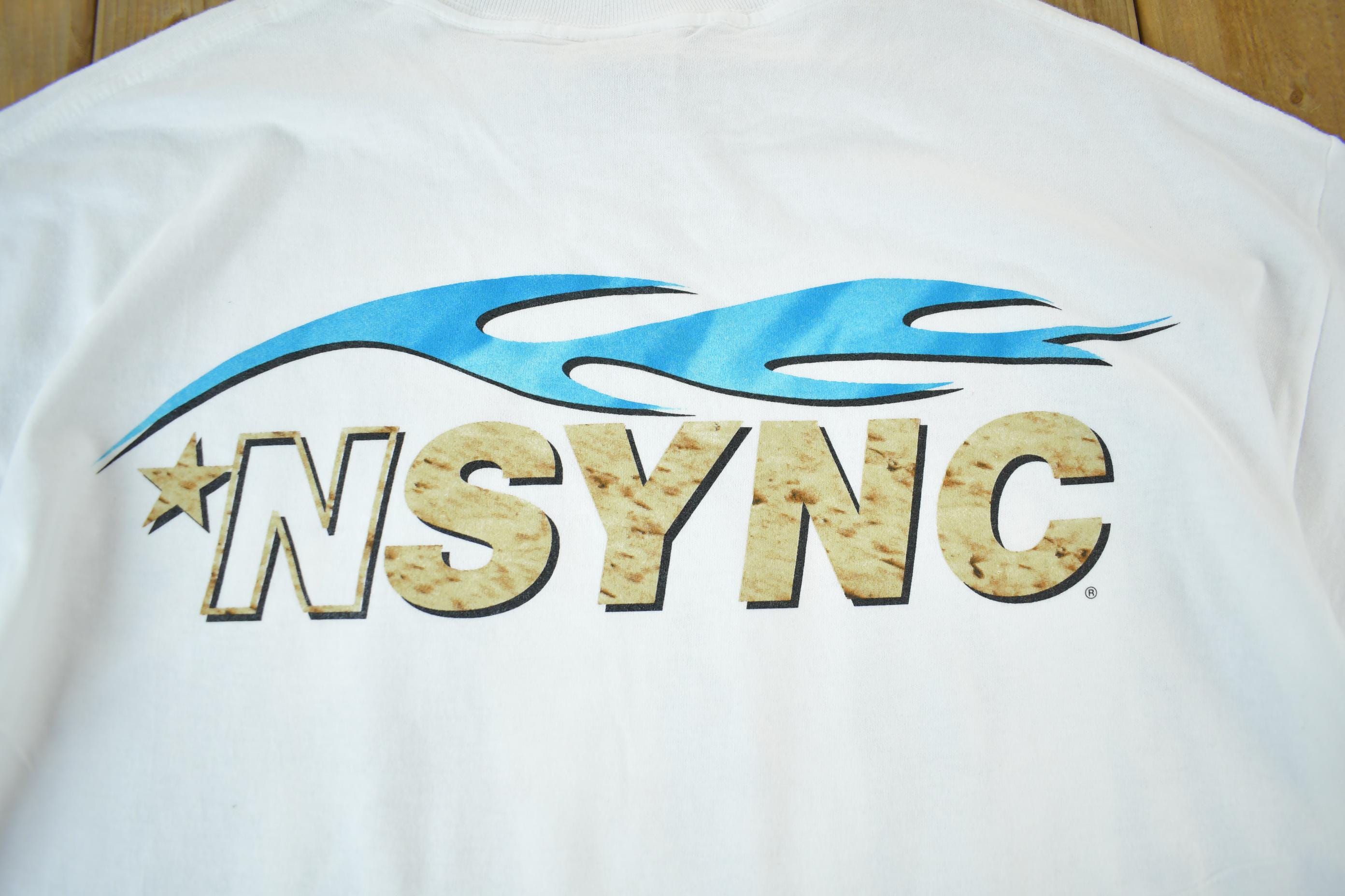 Vintage 1999 N Sync Band T-Shirt Mens XL