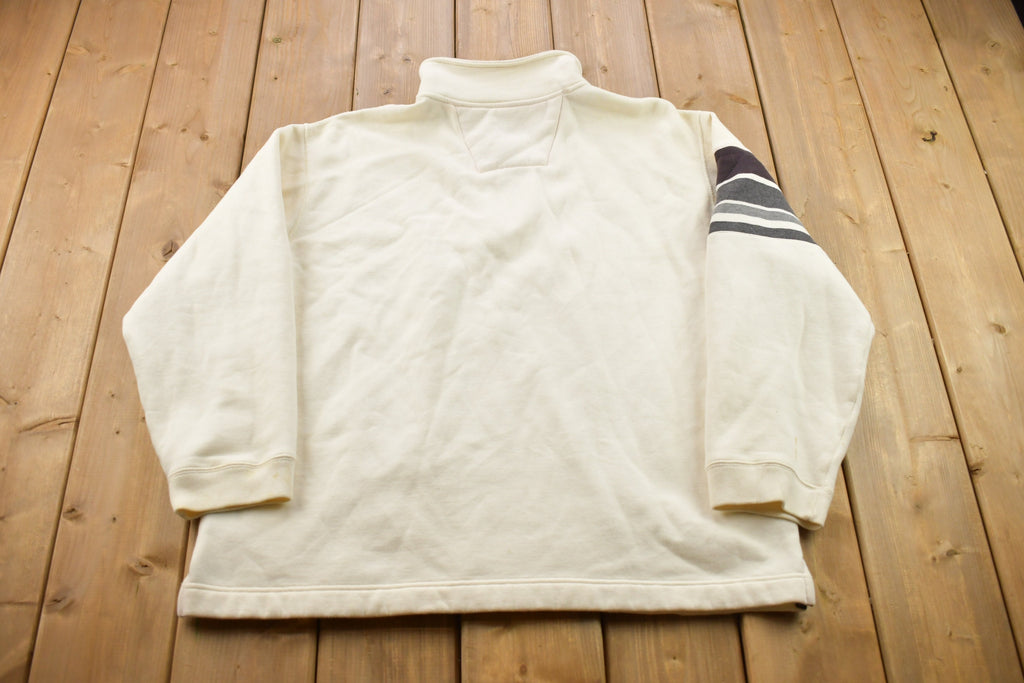 Vintage 1990s Quarter Zip Nautica Sweatshirt