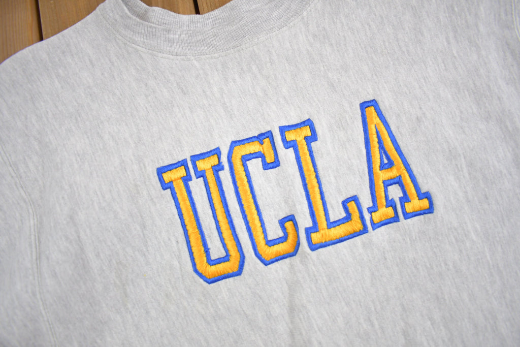 Vintage 1990s Distressed UCLA Champion Reverse Weave Sweatshirt  NCAA  Sportswear  Athleisure  Made in USA