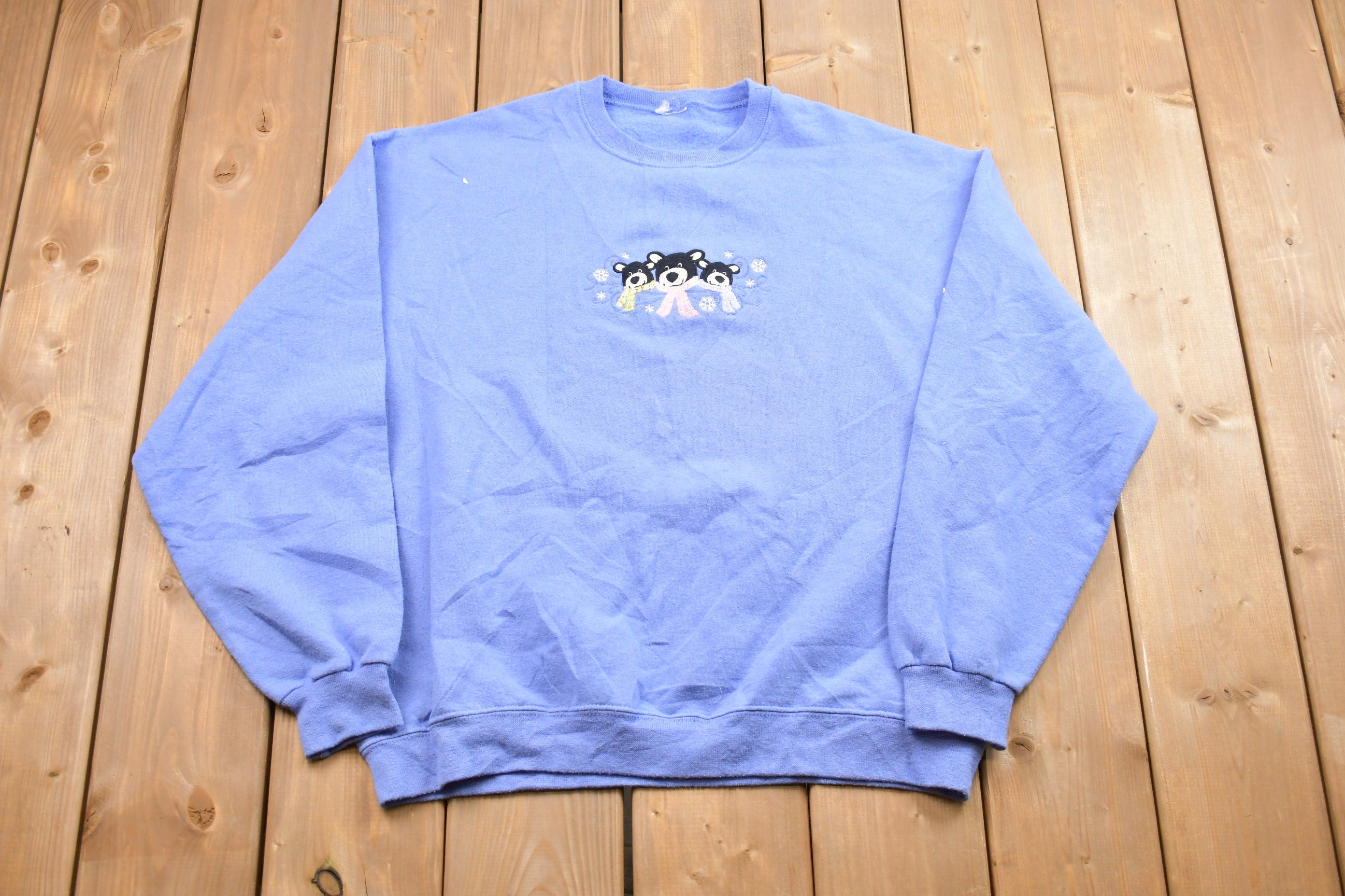 Vintage 1990s Cute Polar Bears Crewneck Sweatshirt
