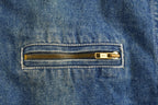 Vintage 1990s Weathered Blues Outerwear Sherpa Lined Denim Jacket