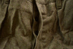 Vintage 1968 Army Wool Cargo Pants With Suspenders Size 35 x 26.5