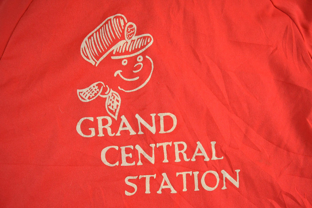 Vintage 1970s Hilton Grand Central Station Bowling Shirt Men's Large
