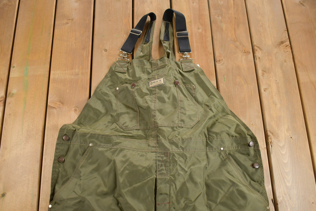 Vintage 1970s Dans Briar Proof Hunting Overalls