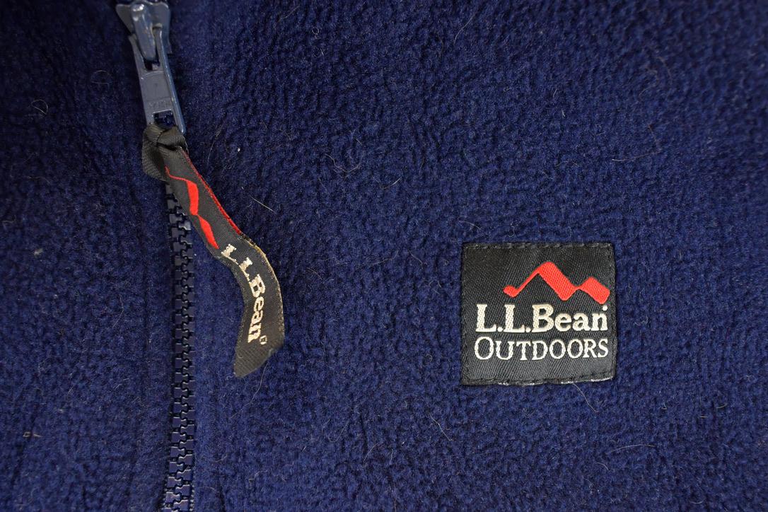 Vintage 1990s LL Bean Outdoors Fleece Outdoorsman Sweater Vest Men's XL