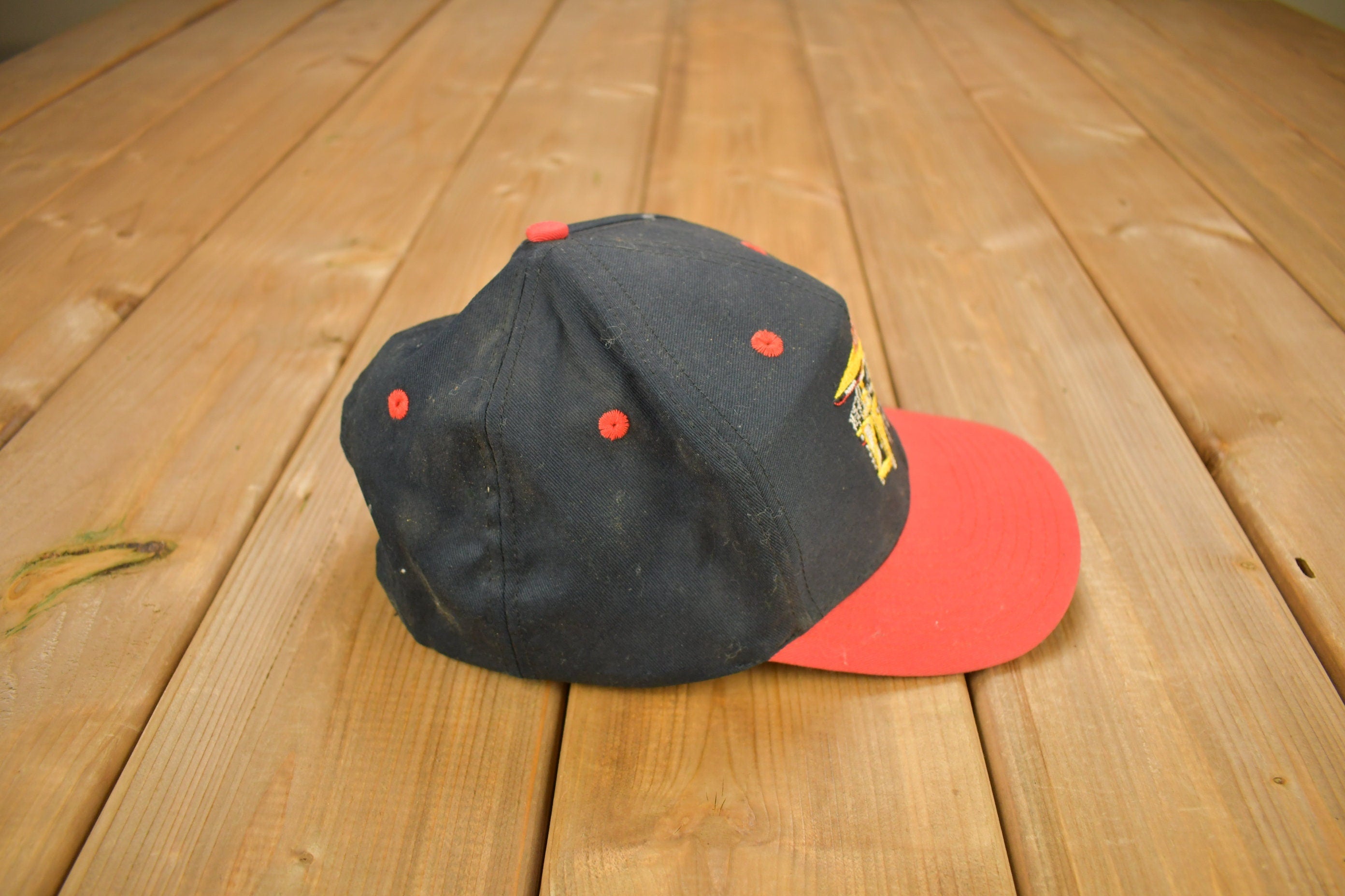 Vintage 1990s CAT Dump Truck Snap Back Hat