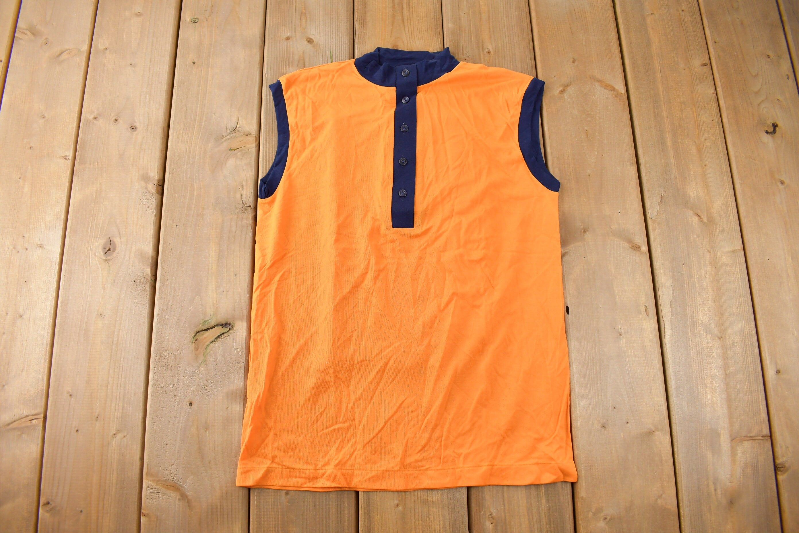 True Vintage 1960s Deadstock Helen Sue Sleeveless Nylon Blouse Knit Sport Top