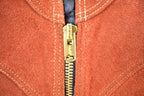 Vintage 1960s Suede Leather Womens Vest