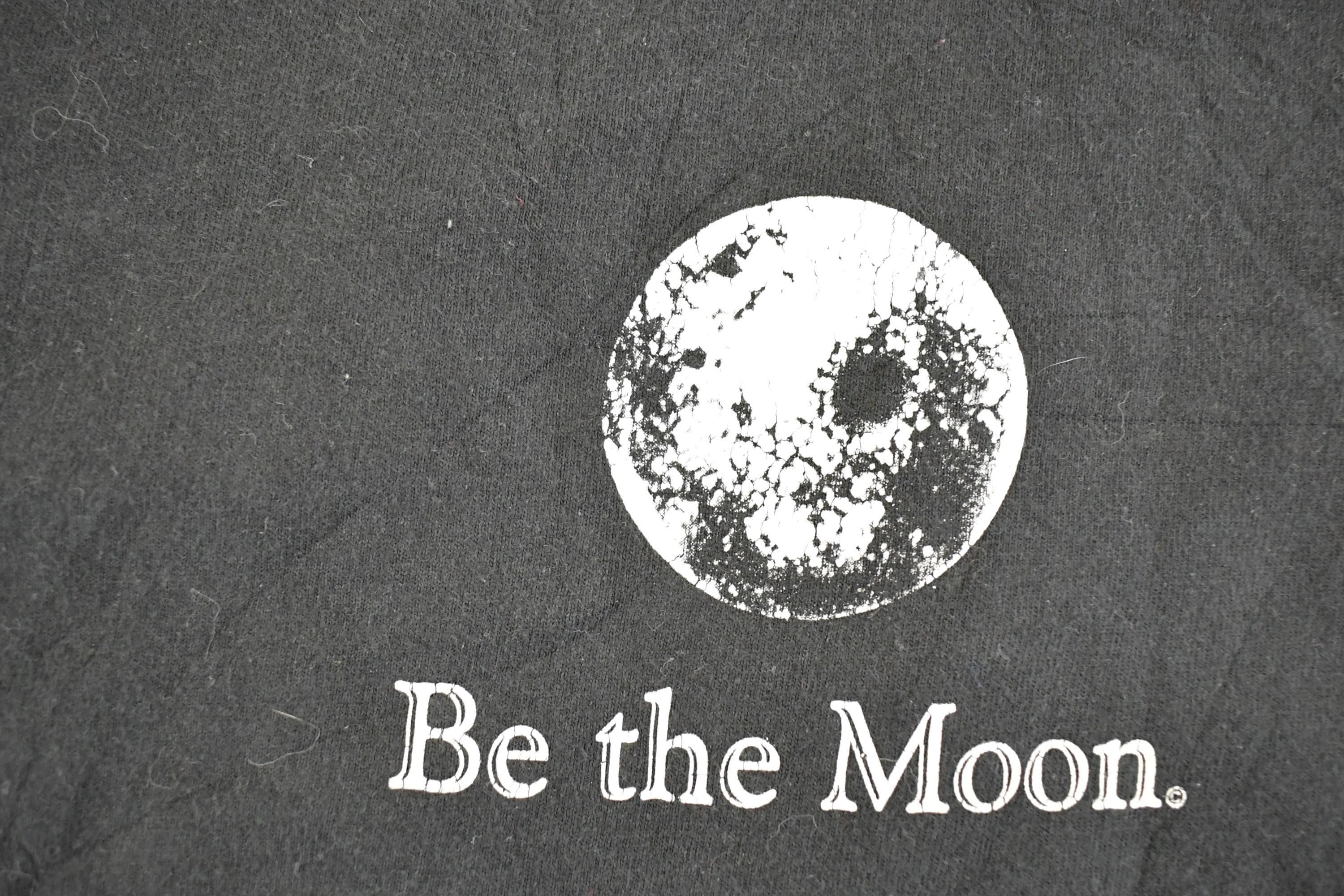 Vintage 1990s Be The Moon Reflect The Sun Souvenir Crewneck Long Sleeve Shirt Mens S