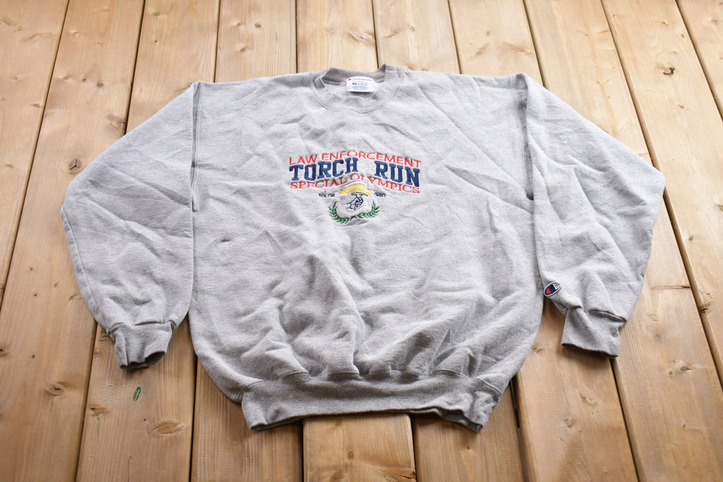 Vintage 1990s Law Enforcement Special Olympics Torch Run
