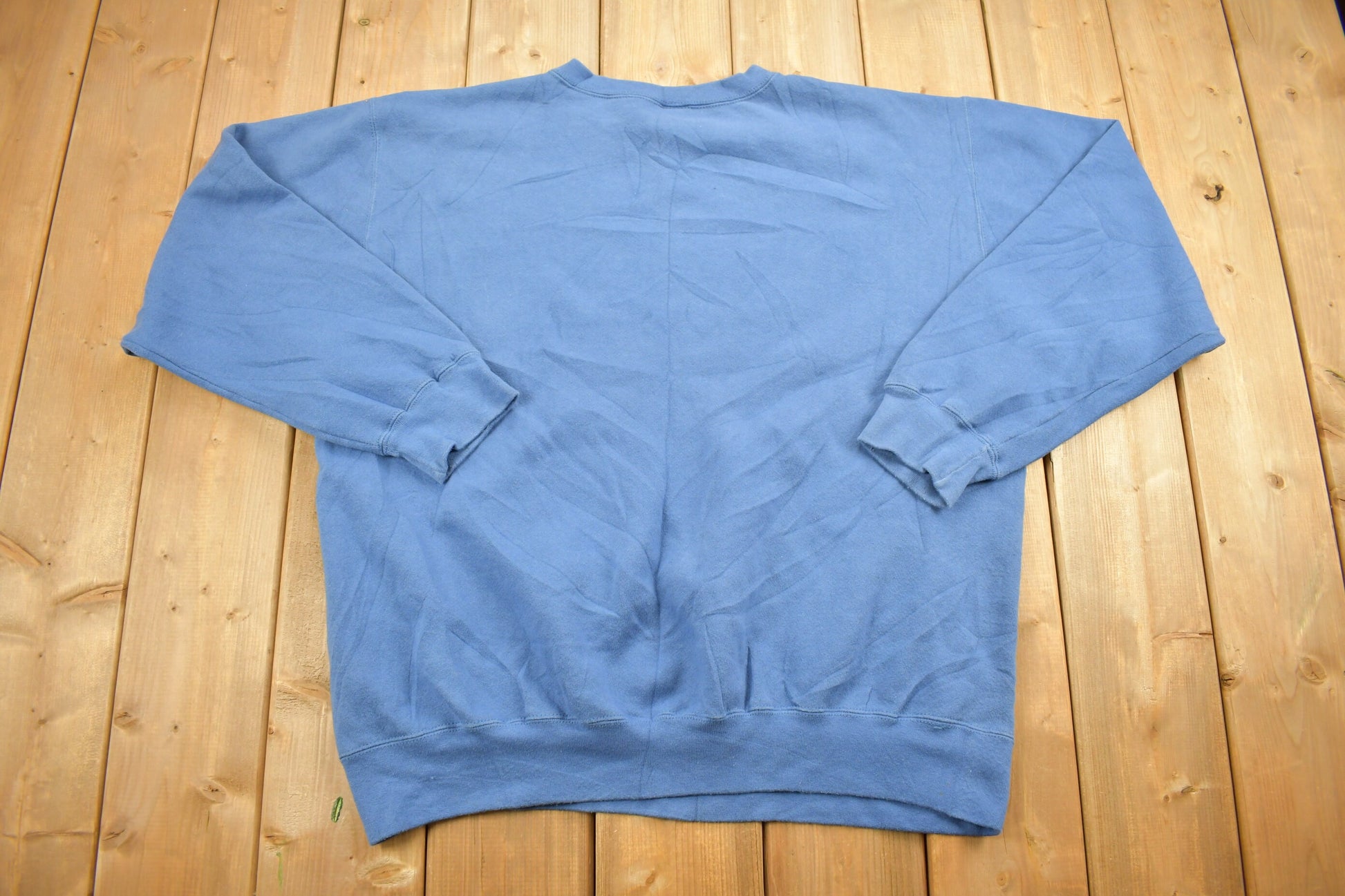 Vintage 1990s Blank Blue Crewneck Sweatshirt