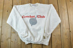 Vintage 1990s Crochet Club The Columbian Crewneck Sweatshirt