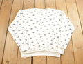 Vintage 1990s Honors Flower All Over Print Crewneck Sweatshirt