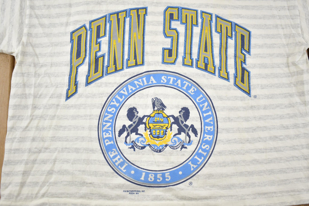 Vintage 1990s Penn State Striped Shirt