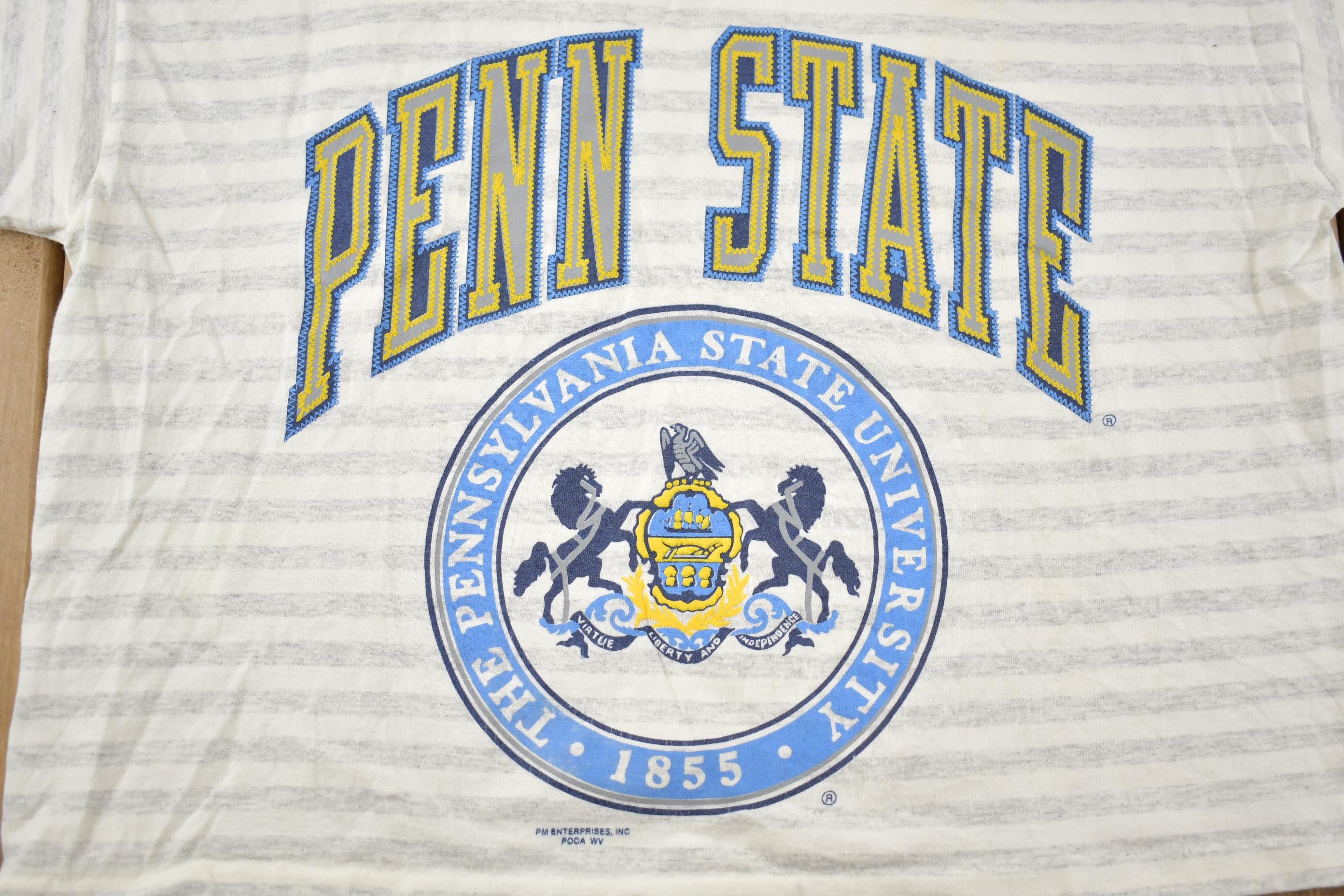Vintage 1990s Penn State Striped Shirt