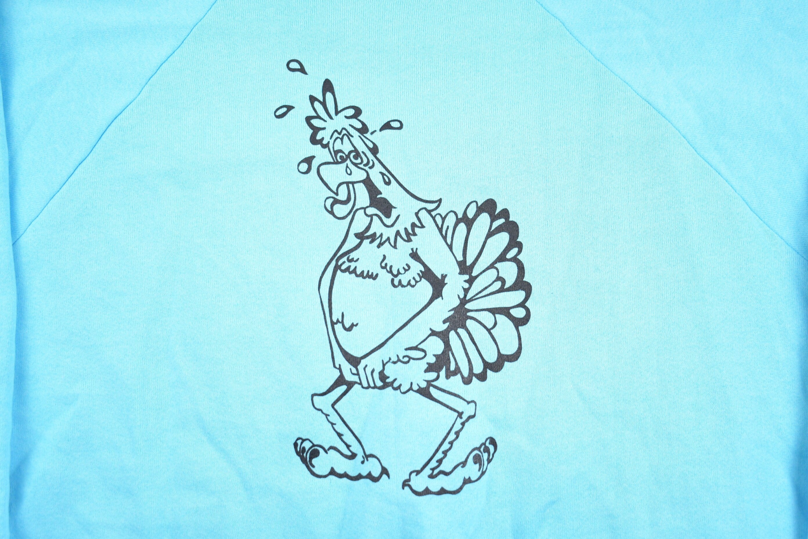 Vintage 1990s Bryon Illinois Turkey Testicle Festival Crewneck Sweatshirt