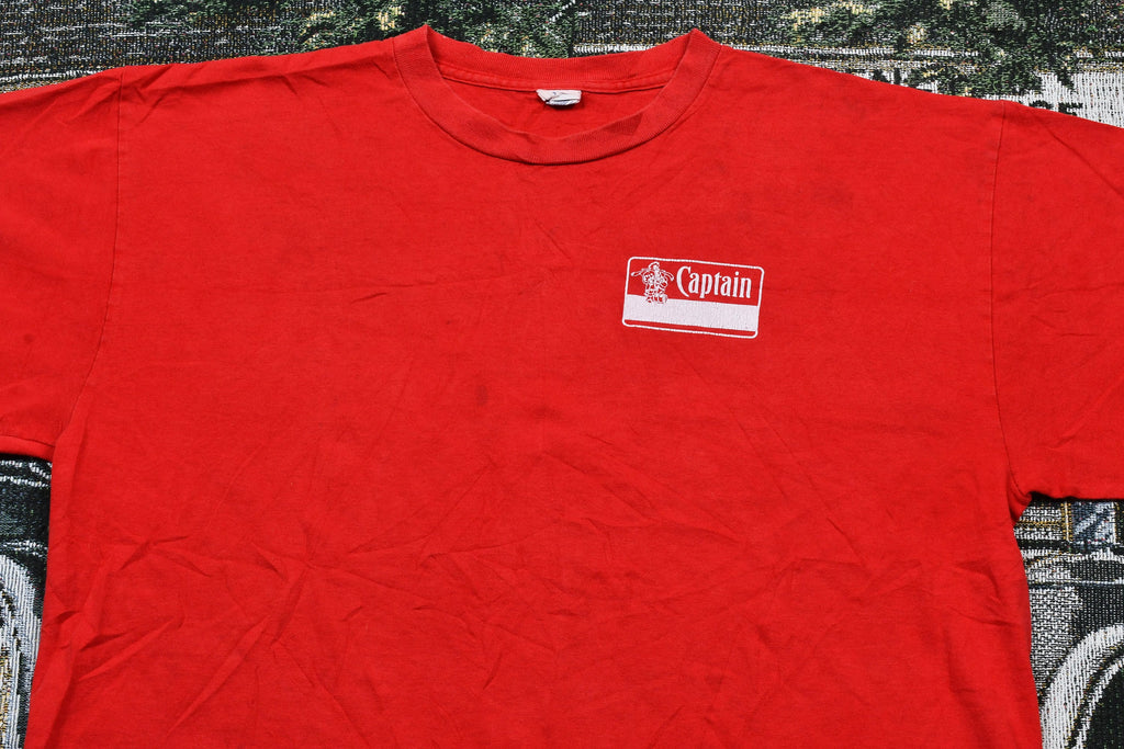 Vintage 1990s Captain Morgan Drinking T-Shirt