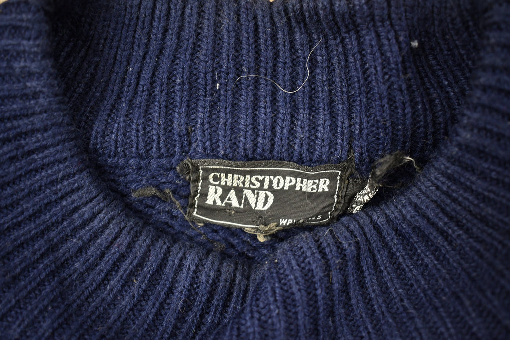 Vintage 1980s Christopher Rands Heavy Knitted Sweater