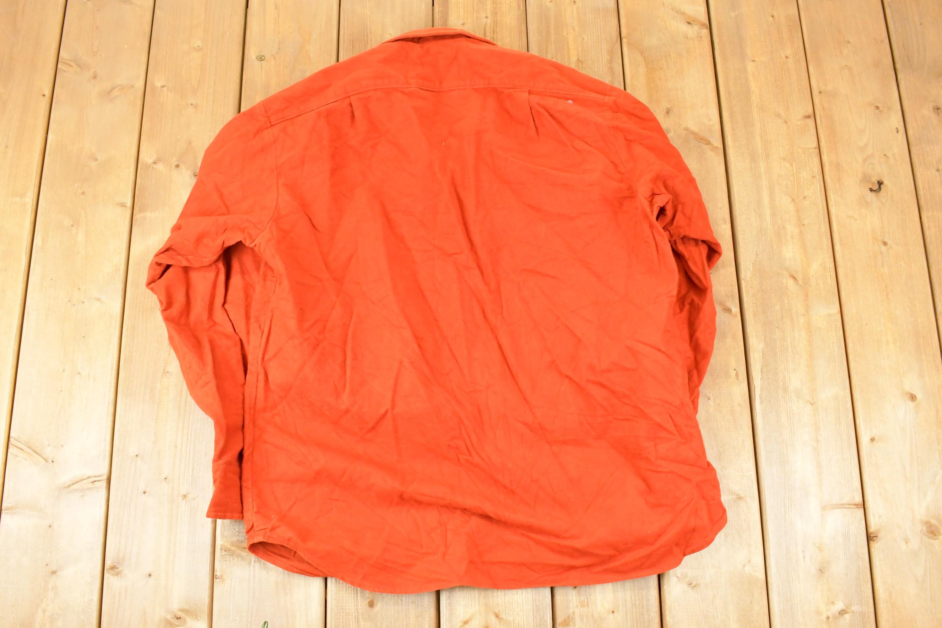Vintage 1990s Eddie Bauer Flannel Button Up Shirt Men's L