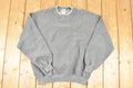 Vintage 1990s Jerzees High Cotton Blank Grey Heavyweight Crewneck Sweatshirt Men's L