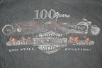 Vintage Y2K Arrowhead Harley Davidson Motorcycles 100th Anniversary Biker T-Shirt Men's M