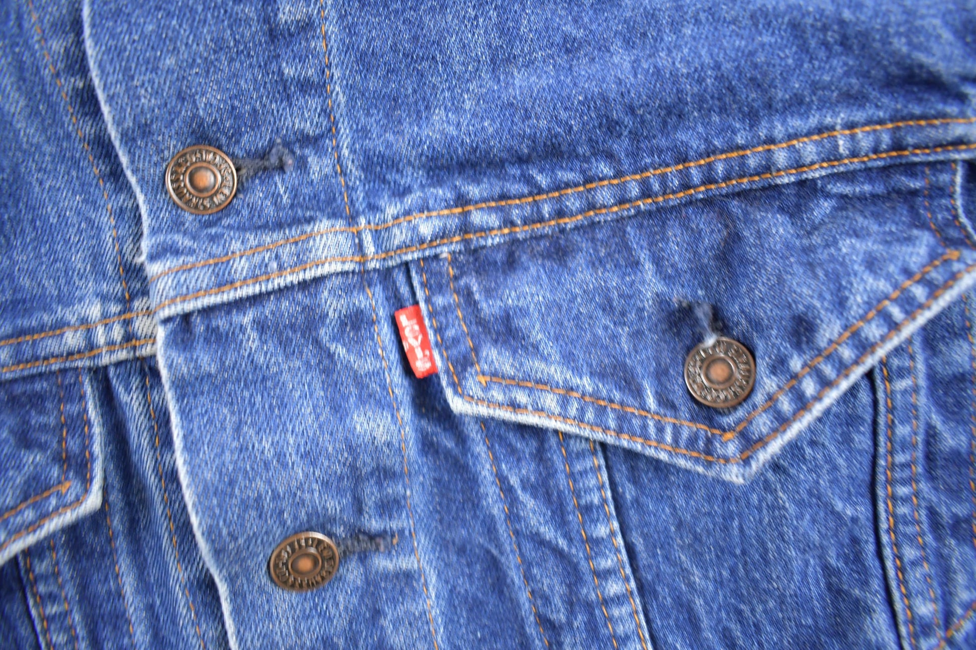 Vintage 1970s Levi's Jean Jacket Size 36  Vintage Denim  True Vintage  Levi's denim  Union Made In Canada