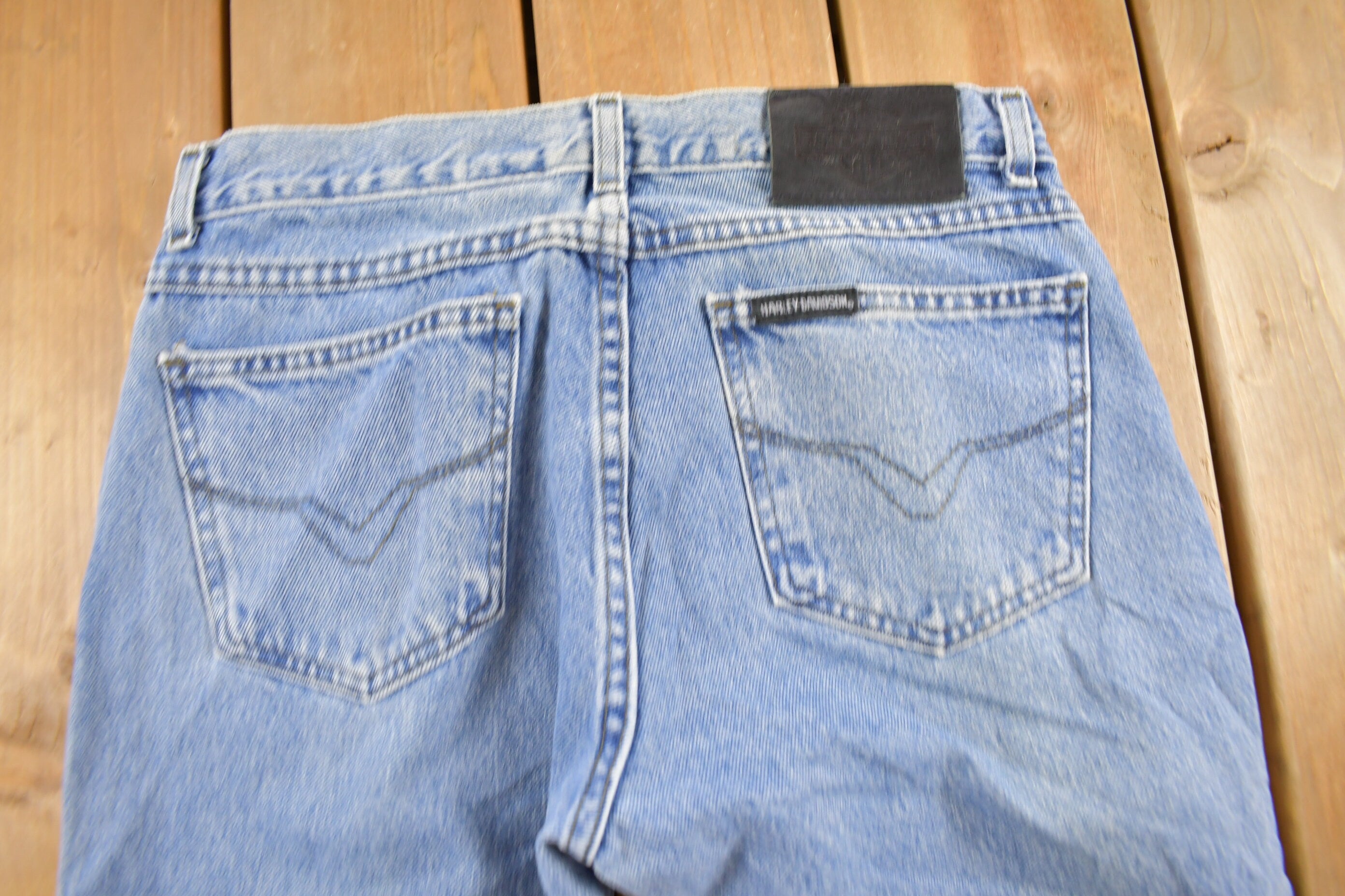 Vintage 1990s Harley Davidson Denim Women's Jeans Size 30 x 30