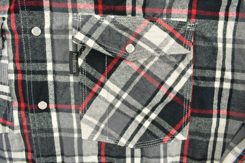 Vintage 1990s Five Brother Plaid Button Up Shirt