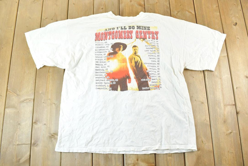 Vintage 1990s Montgomery Gentry You Do Your Thing Tour Band T-shirt