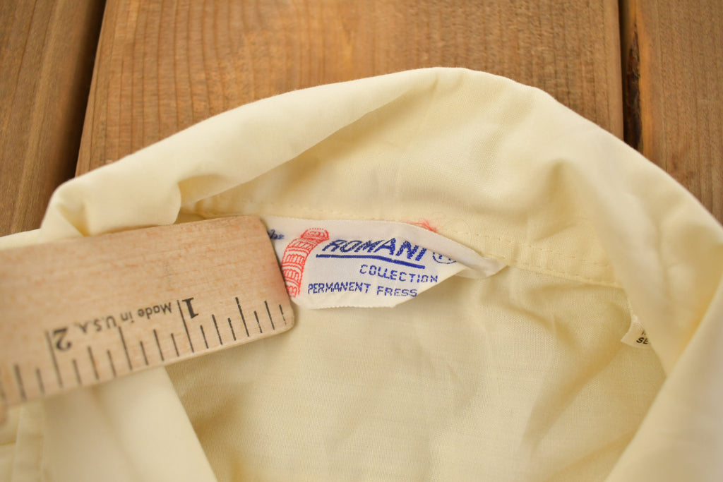 Vintage 1990s Romani Patterned Button Up Shirt