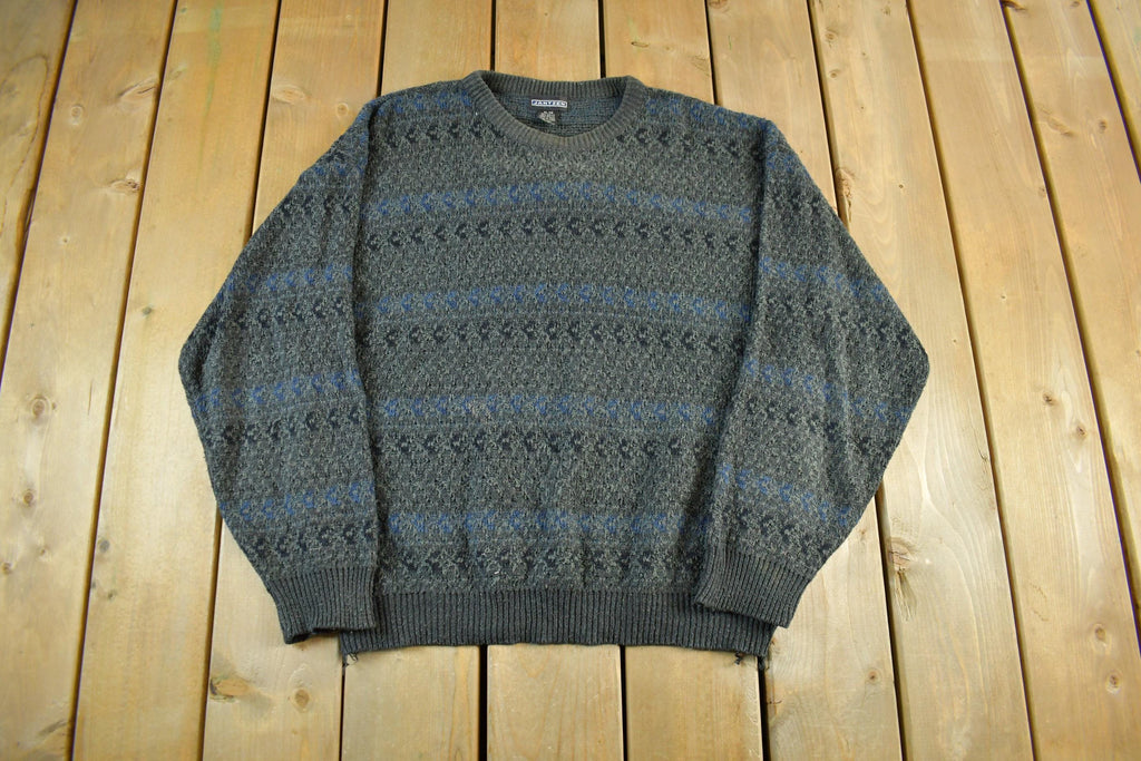 Vintage 1990s Jantzen Knit Crewneck Sweater Men's XL