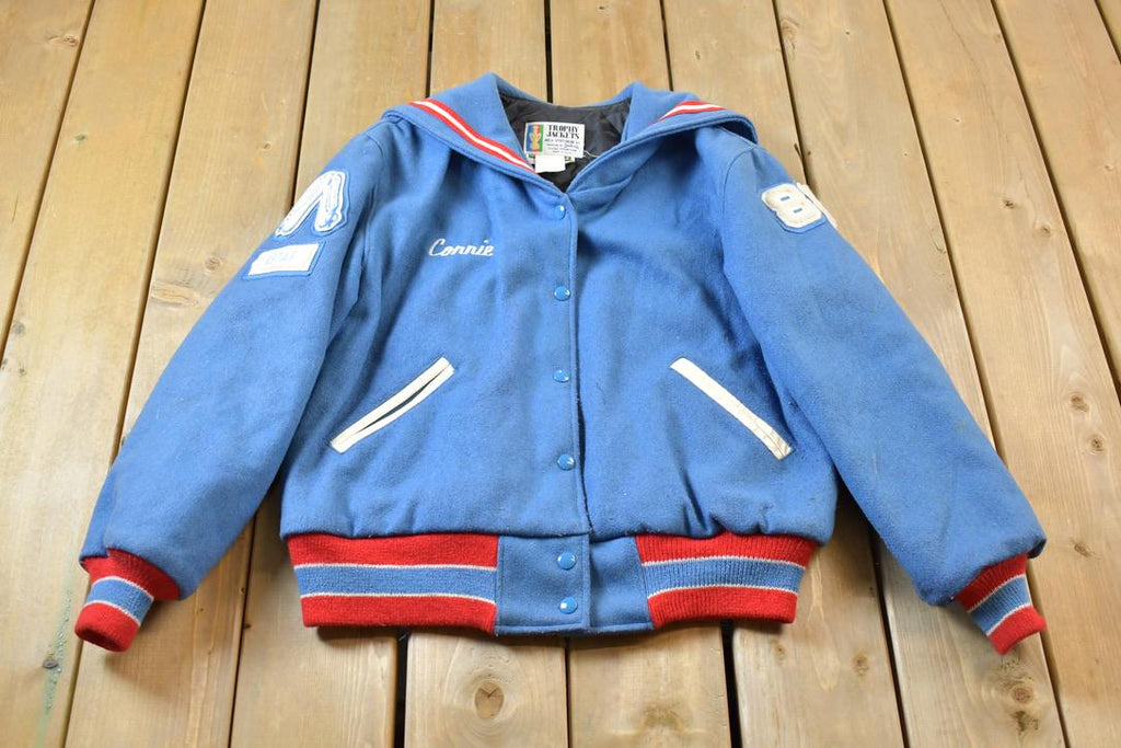 Vintage 1988 Simley Spartanettes Wool Varsity Jacket
