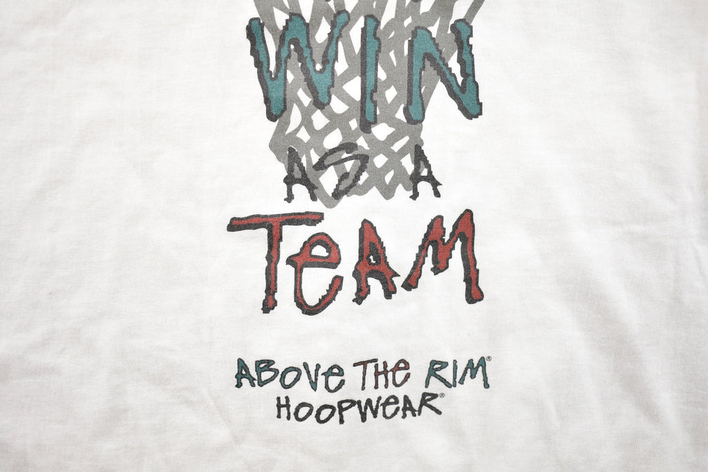Vintage 1990s Reebok Above The Rim Basketball Graphic T-Shirt